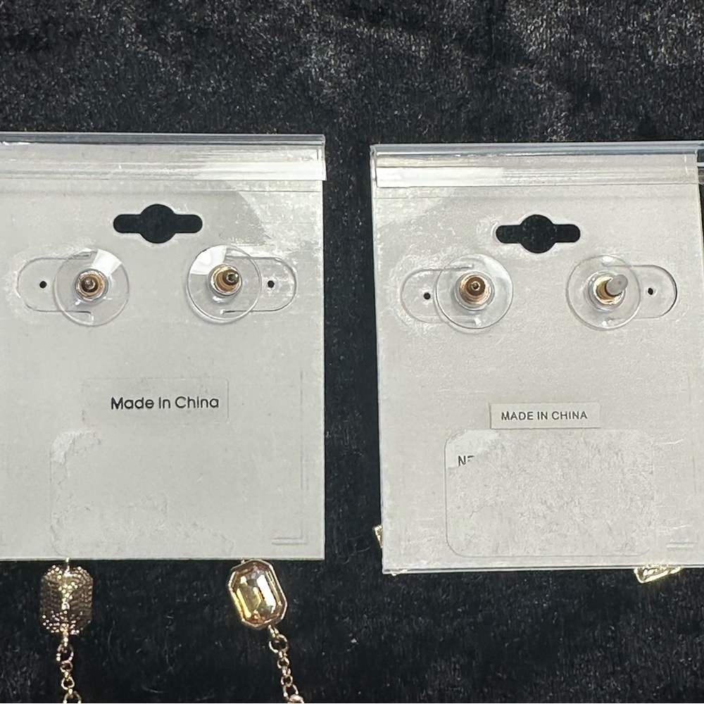 Stephan&Co Multi-Color Drop Studded Earring Bundle - Picture 7 of 7
